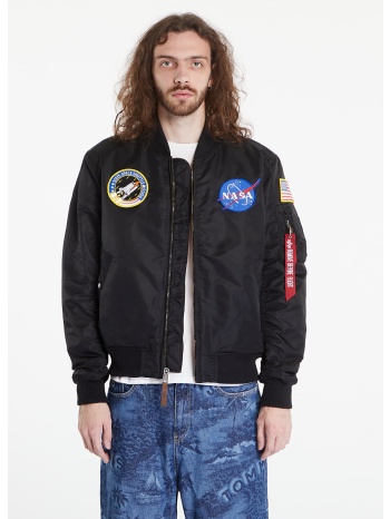 μπουφάν alpha industries ma-1 vf nasa black l σε προσφορά