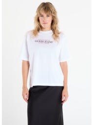 μπλουζάκι guess jeans ss cn os american white l
