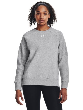 φούτερ under armour rival fleece crew mod gray light σε προσφορά
