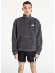 φούτερ adidas mercedes - amg petronas formula one team premium sweat half-zip fleece dgh solid grey 