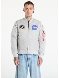 μπουφάν alpha industries ma-1 vf vintage fit nasa pastel grey l