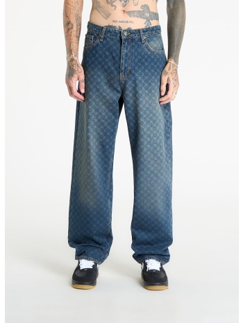 παντελόνια daily paper amba monogram jeans sand blue l σε προσφορά