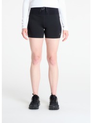 nike trail women`s dri-fit high-waisted 4` tight running shorts black/ black l