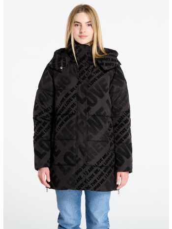 μπουφάν desigual cadera_flock jacket black l σε προσφορά