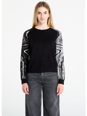 πουλόβερ desigual kodiak sweater black l σε προσφορά