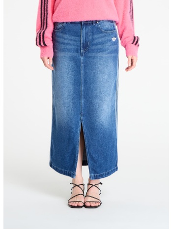 φούστα adidas adicolor 3-stripes denim pencil skirt indigo σε προσφορά