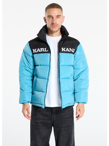 μπουφάν karl kani retro essential puffer jacket blue s σε προσφορά