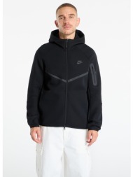 φούτερ nike tech men`s fleece windrunner full-zip jacket black/ black s