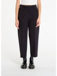 παντελόνια tommy hilfiger barrel leg gabardine trousers black w38