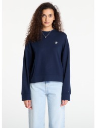 φούτερ tommy hilfiger script pique sweatshirt blue s