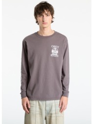 μπλουζάκι obey precision pigment dusty black l