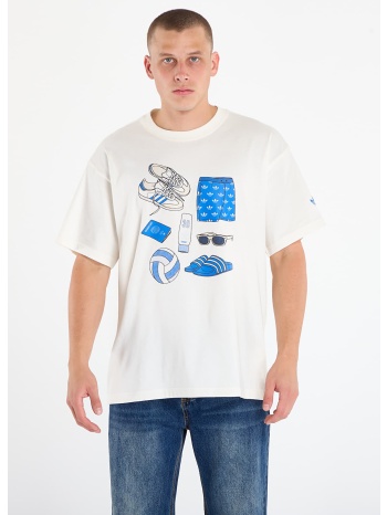 μπλουζάκι adidas stuff tee off white m σε προσφορά