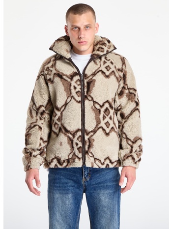 φούτερ daily paper burned shield sherpa hoodie off white l σε προσφορά