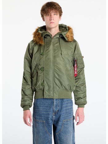 μπουφάν alpha industries n-2b heritage sage-green l σε προσφορά