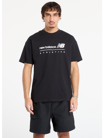 μπλουζάκι new balance linear graphic t-shirt black xxl σε προσφορά