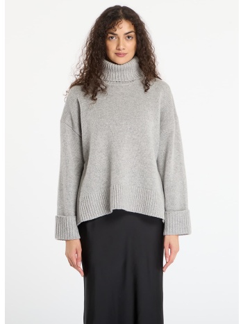 πουλόβερ samsøe samsøe sakeiku turtleneck grey melange s σε προσφορά