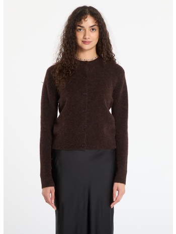 πουλόβερ samsøe samsøe nor short cardigan black coffee l σε προσφορά