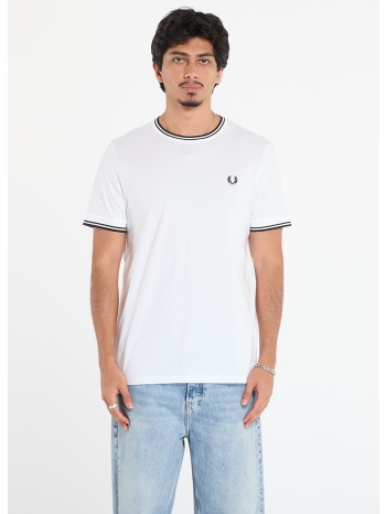μπλουζάκι fred perry twin tipped t-shirt white m σε προσφορά