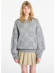 πουλόβερ daily paper tevin monogram knit sweater grey l