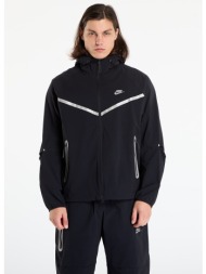 μπουφάν nike tech men`s full-zip woven windrunner jacket black l