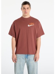 μπλουζάκι nike solo swoosh men`s t-shirt red sepia xxl