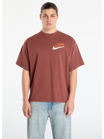 μπλουζάκι nike solo swoosh men`s t-shirt red sepia xxl σε προσφορά