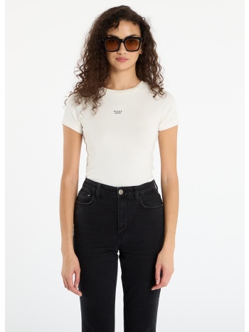 μπλουζάκι guess jeans ss cn embro slim cream s σε προσφορά