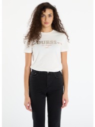 μπλουζάκι guess bibia ss t-shirt cream m