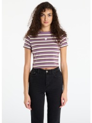 μπλουζάκι guess originals core stripe baby multi purple s