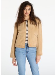 μπουφάν guess originals cropped workwear beige m