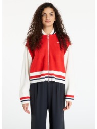 πουλόβερ nike sportswear women`s cardigan university red/ sail/ midnight navy/ sail m