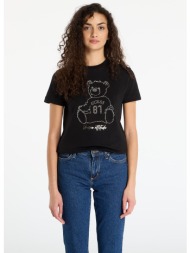 μπλουζάκι guess unique attitude ss t-shirt black s