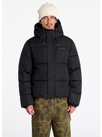 μπουφάν daily paper monogram puffer jacket black l σε προσφορά