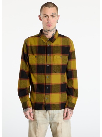 πουκάμισο vans larkspur plaid flannel burnt gold/ black m σε προσφορά