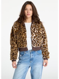 μπουφάν urban classics ladies cropped faux fur leo jacket leo l