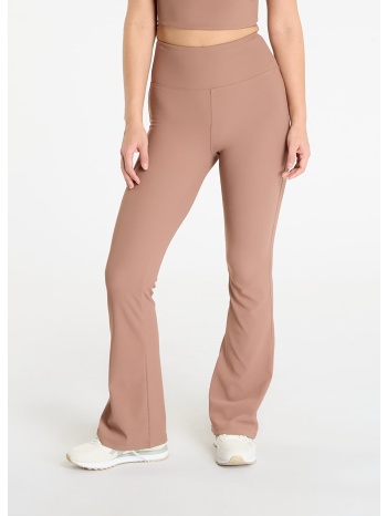 κολάν urban classics ladies flared leggings rib light brown σε προσφορά