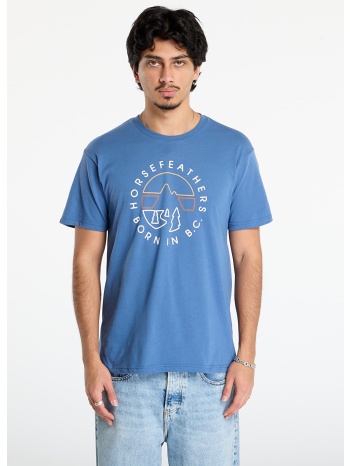 μπλουζάκι horsefeathers line circle t-shirt moonlight blue