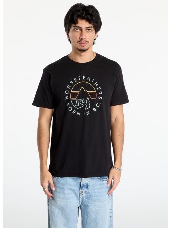 μπλουζάκι horsefeathers line circle t-shirt black m