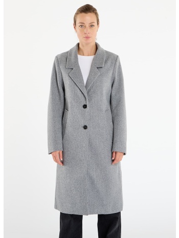 παλτό urban classics ladies basic coat dark grey melange l σε προσφορά