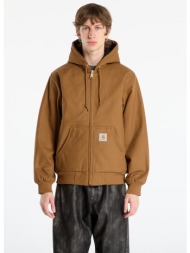 μπουφάν carhartt wip active jacket hamilton brown rigid unisex xs
