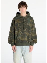 φούτερ carhartt wip hooded benton sweat camo combi/ green garment dyed xxl