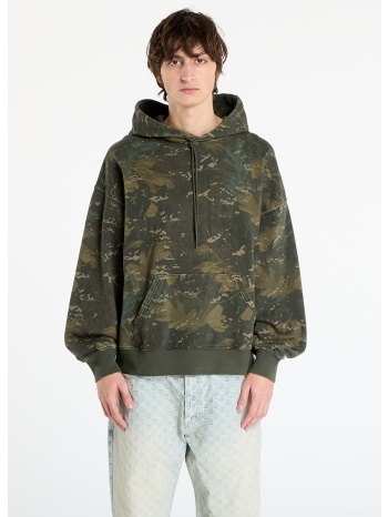 φούτερ carhartt wip hooded benton sweat camo combi/ green σε προσφορά