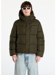 μπουφάν daily paper monogram puffer jacket unisex rosin green xl