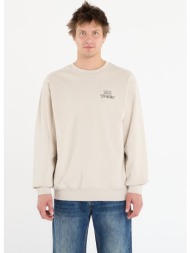 φούτερ vans stomper loose fit crew taupe mist l