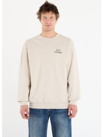 φούτερ vans stomper loose fit crew taupe mist l σε προσφορά