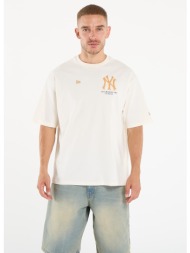 t-shirt new era mlb baseball graphic os tee new york yankees unisex off white xl