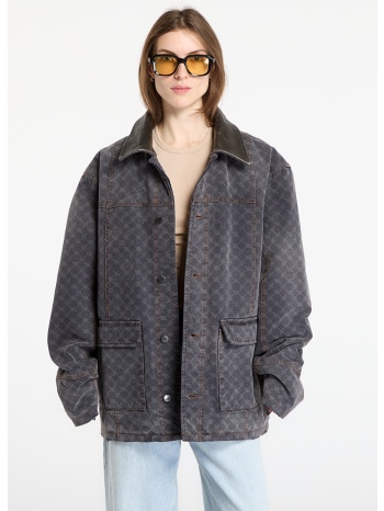 μπουφάν daily paper monogram workwear jacket grey l σε προσφορά