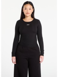 t-shirt gap ribbed logo t-shirt black xs