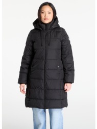 παλτό gap coldcontrol quilted waterproof coat black xs