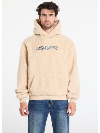 φούτερ karl kani silver teddy hoodie beige s σε προσφορά